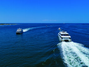 Fast Ferries traveling to Nantucket