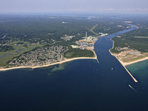 Aerial Shot of the Cape Cod Canal